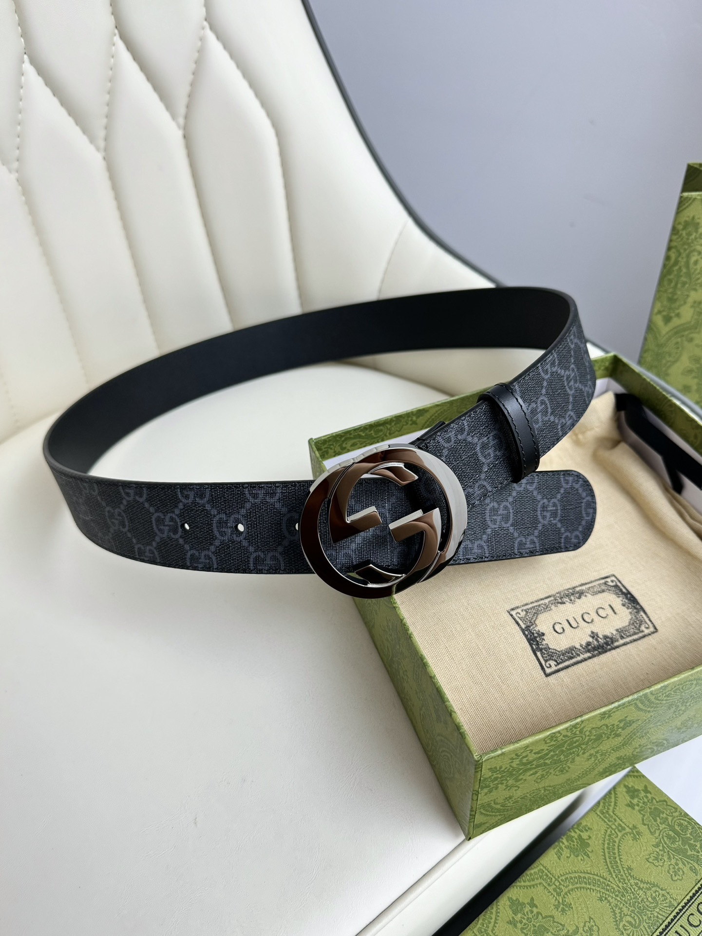 Premium GG Monogram Belt - Iconic Style & Durability