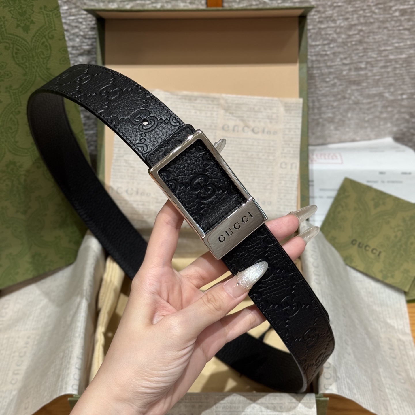 Gucci Signature Leather Belt | Premium Quality