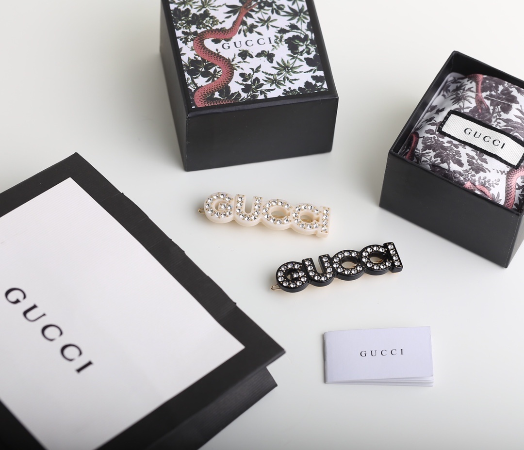 Gucci Crystal Hair Clip - Premium Quality Hair Accessory
