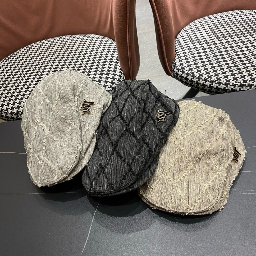 TINi Gold Logo Newsboy Cap – TINi Gold Logo Diamond Pattern Newsboy