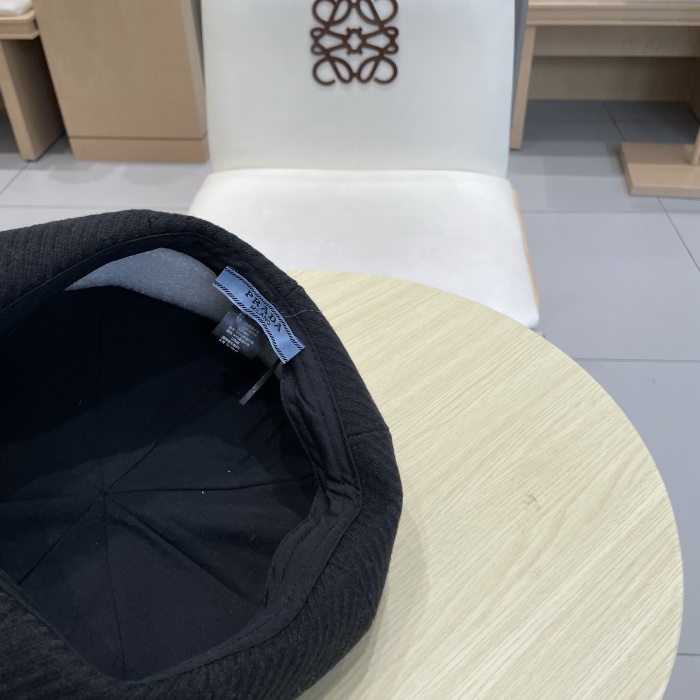 Chanel Black Wool Beret Hat – Designer Chic