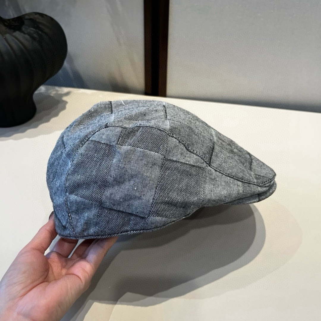 Gray Patchwork Newsboy Cap classic – Gray Patchwork Newsboy Cap