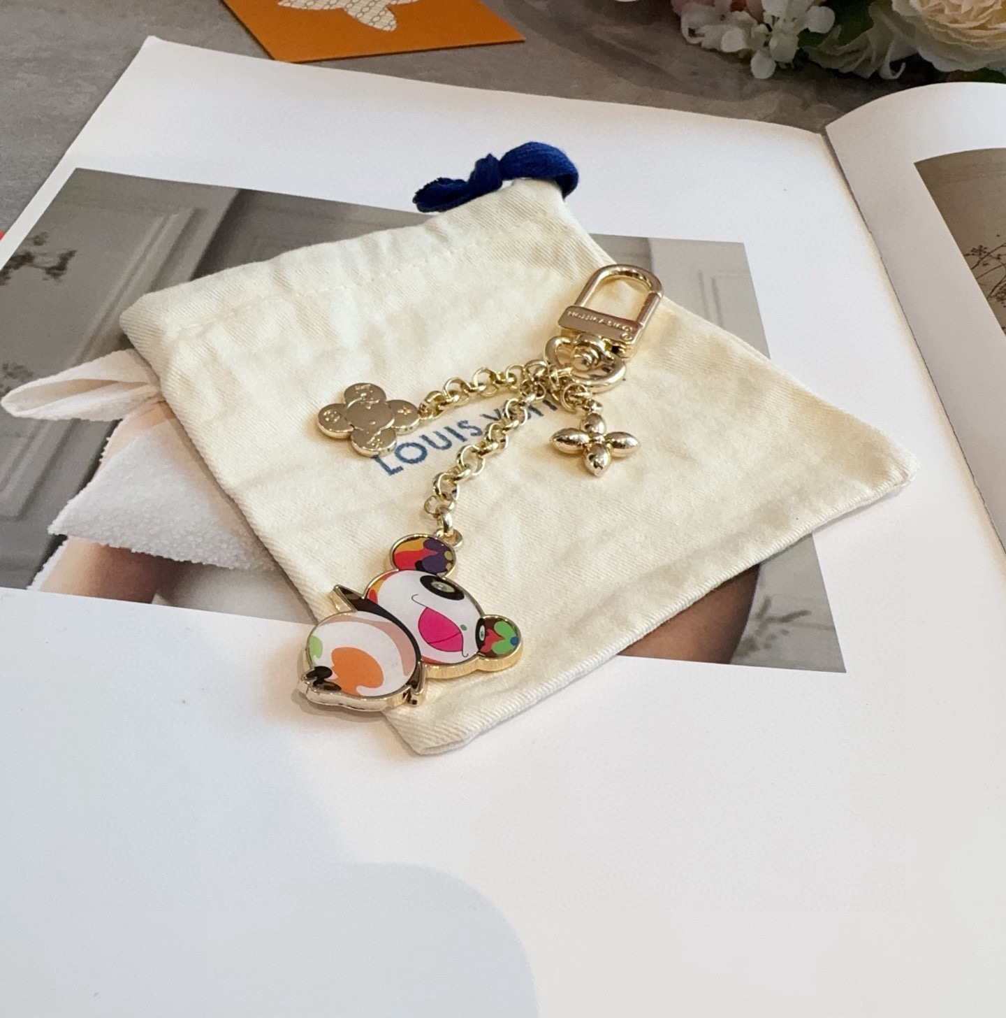 bear Louis Vuitton Panda Keychain – Louis Vuitton Panda Bear Keychain 2