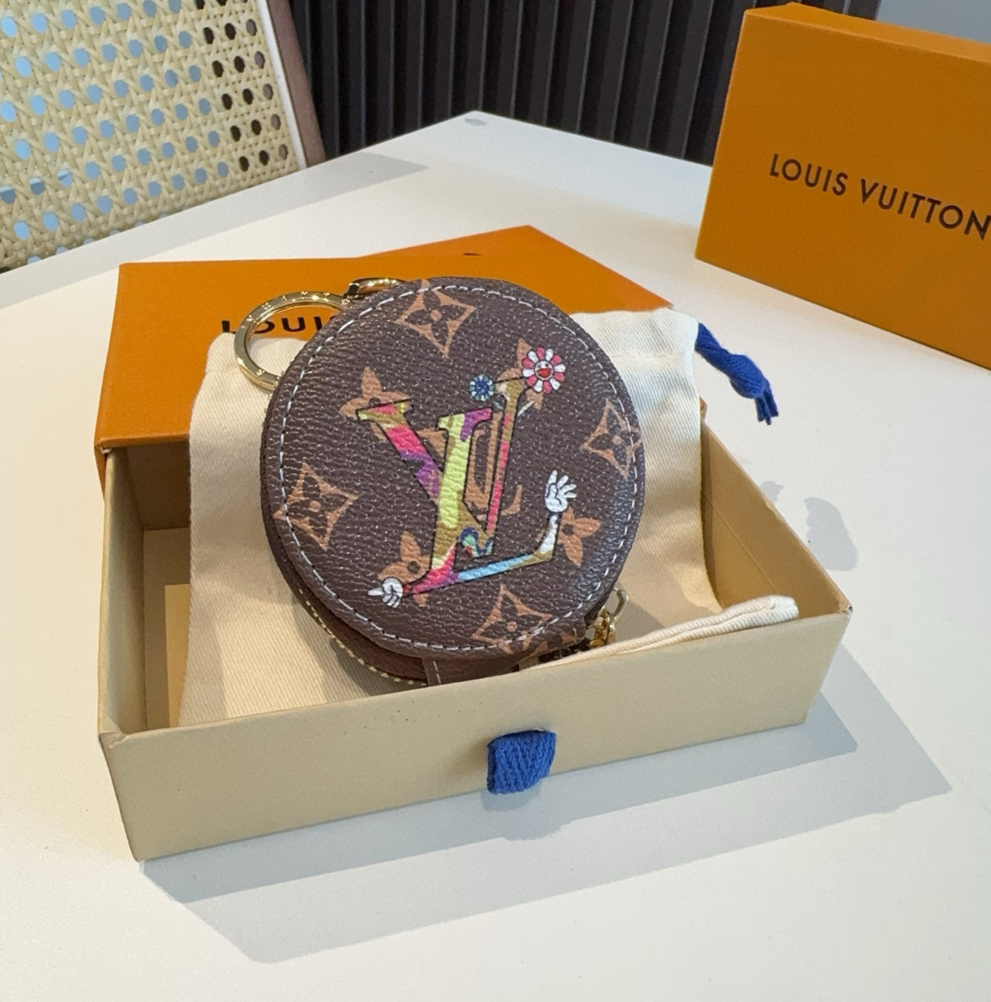 Louis Vuitton Round Keychain – Louis Vuitton Round Monogram Coin Purse