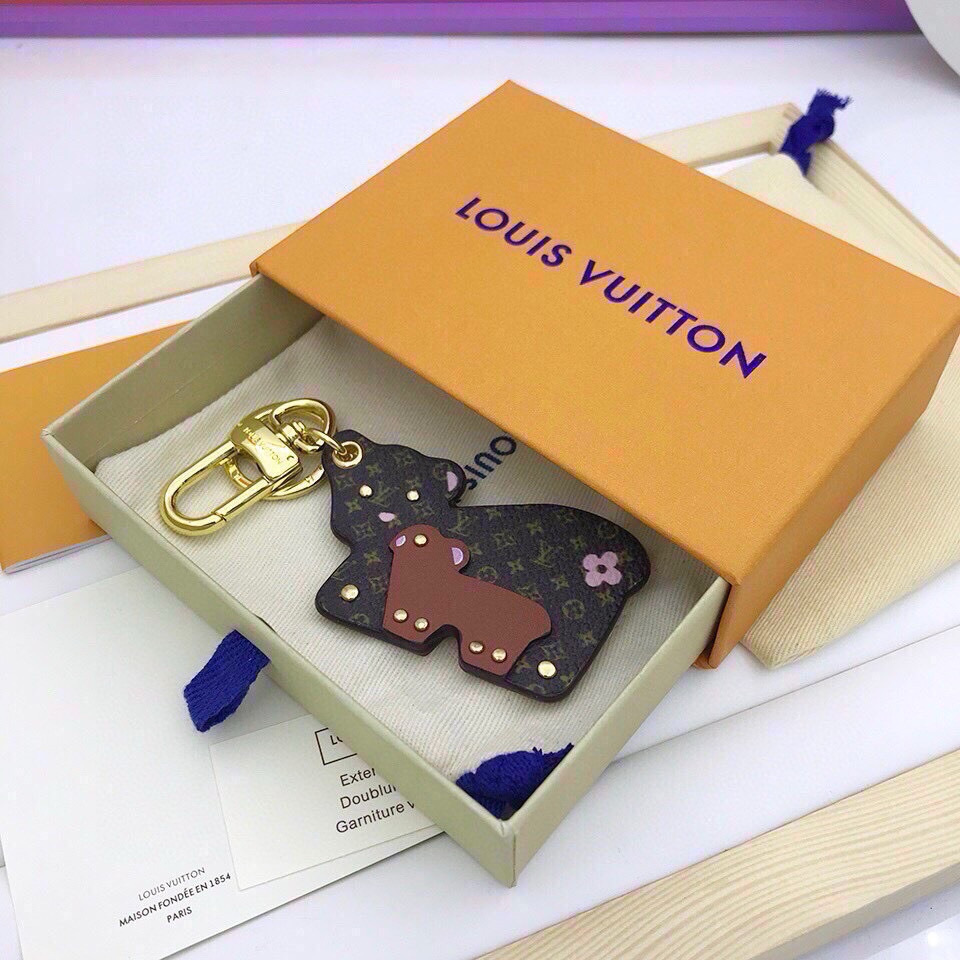 louis LV Dog & Puppy Keychain – LV Dog & Puppy Keychain – Louis