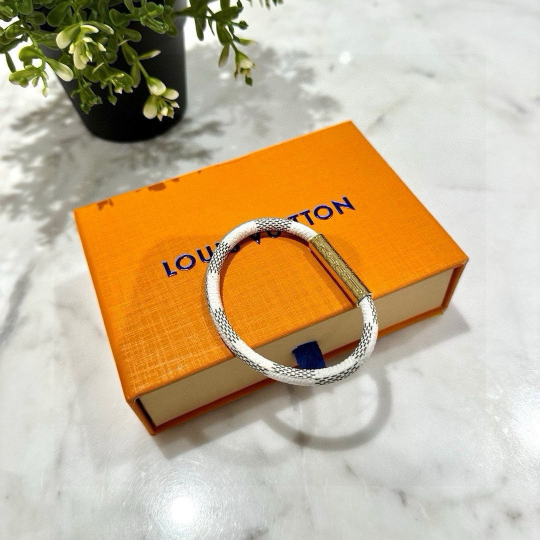 stylish Louis Vuitton White Rope Bracelet – Louis Vuitton White Rope