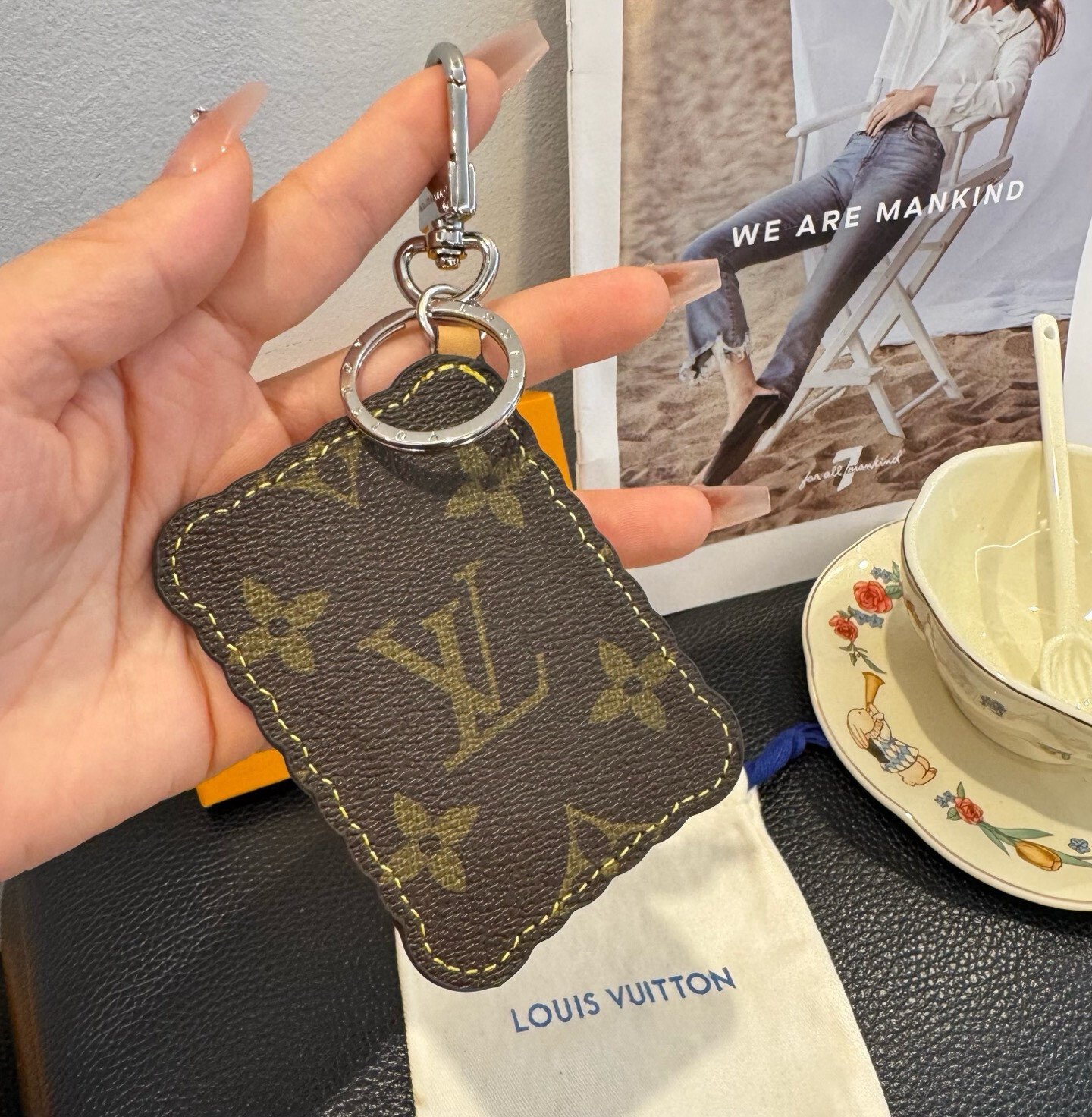 LV Monogram Cookie Keychain – Louis Vuitton Charm