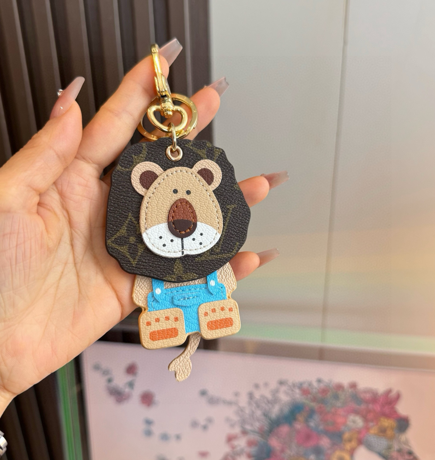 LV Lion Cub Bag Charm – Designer Keychain