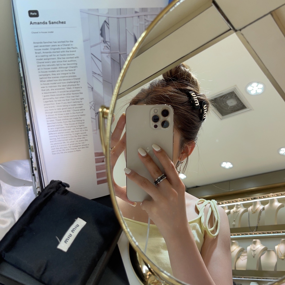 Premium Miu Miu Inspired Hair Clips - Designer Styles