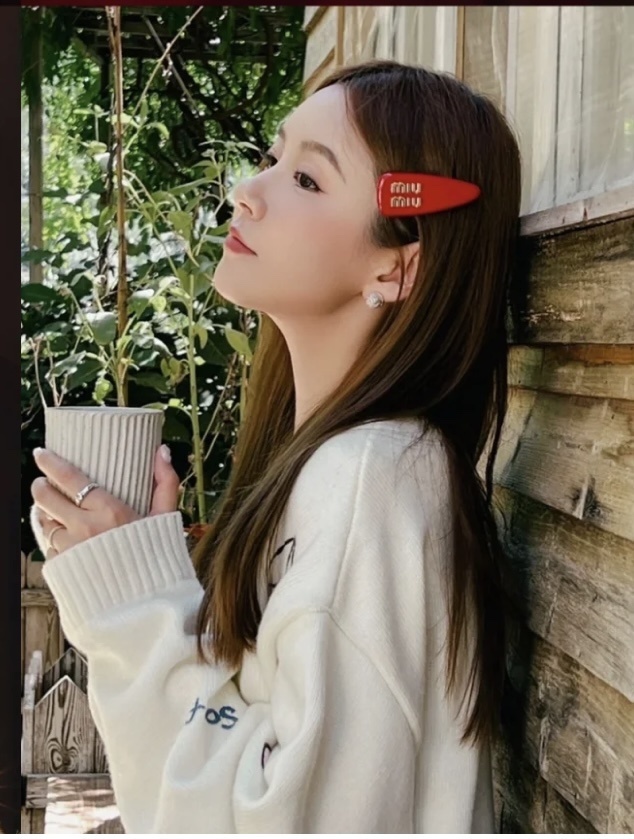 Red Designer Hair Clips - Premium Quality