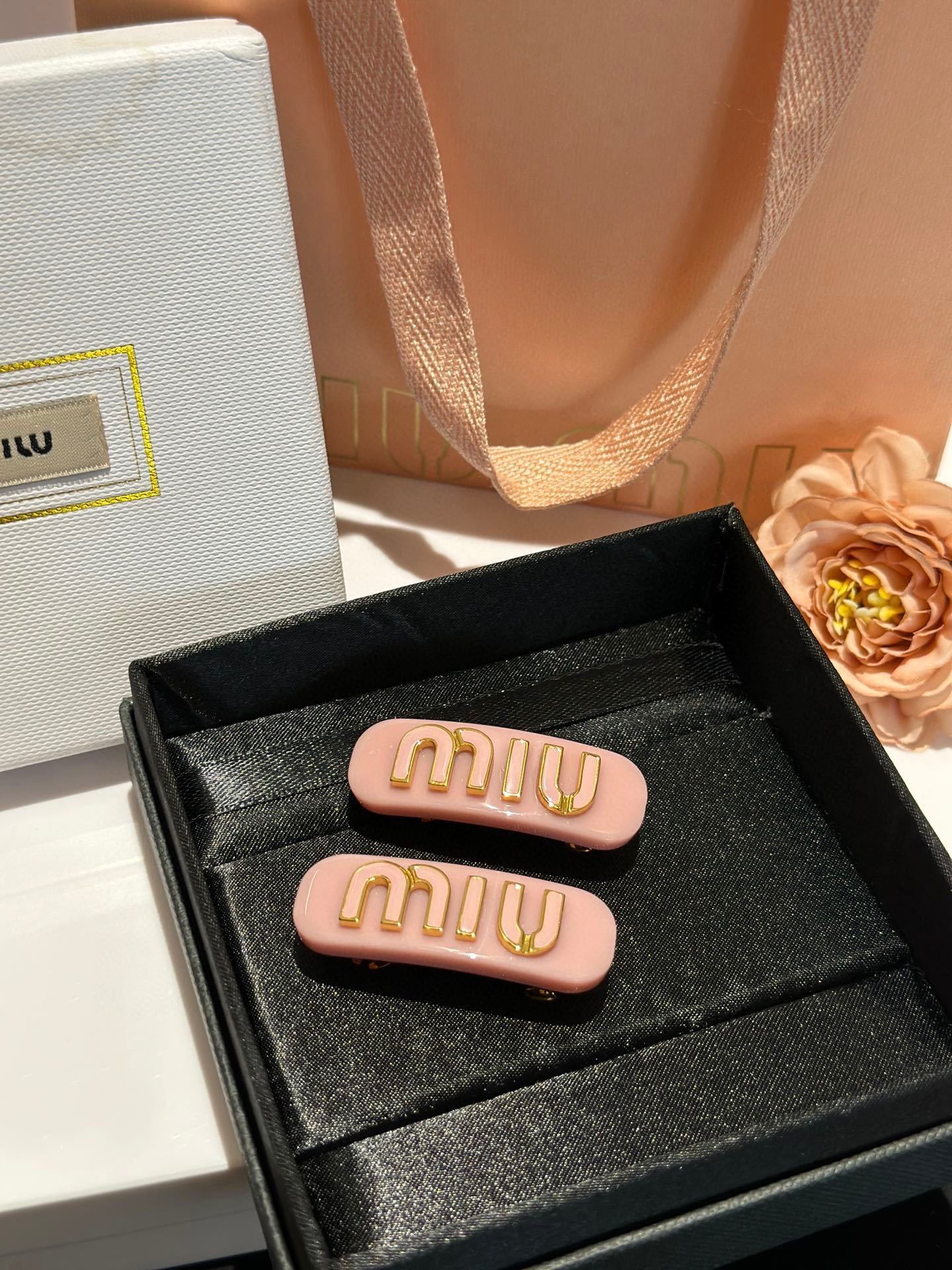Miu Miu Inspired Premium Hair Clips - Chic Accessory