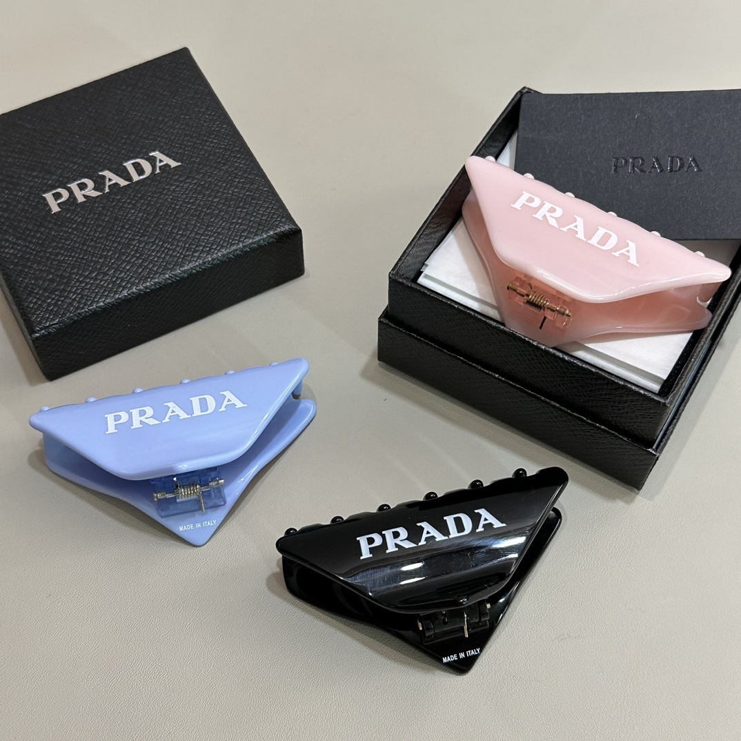 Premium Prada Hair Claw Clip - Stylish & Durable