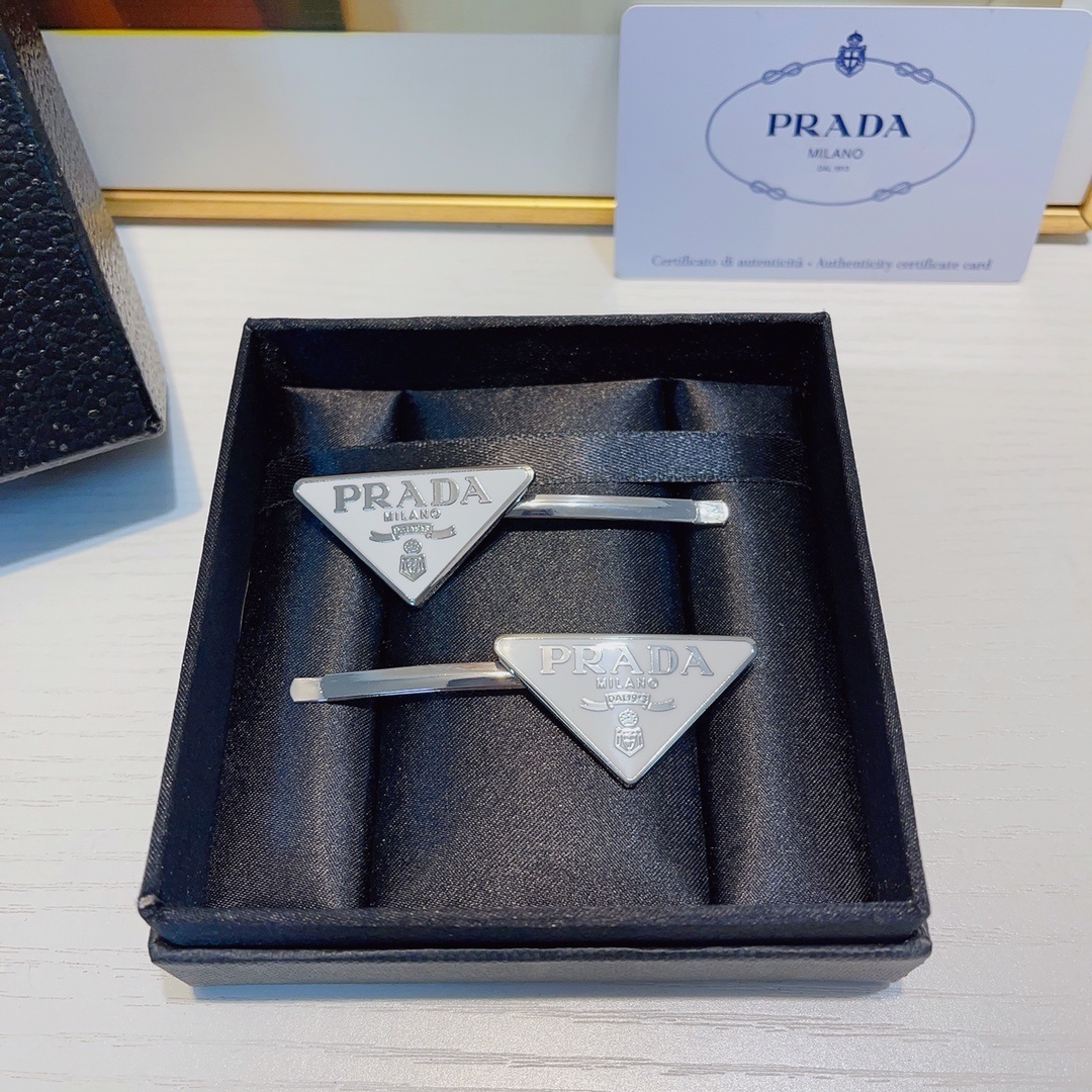 Prada Hair Clips - Premium Quality Designer Hair Accessories