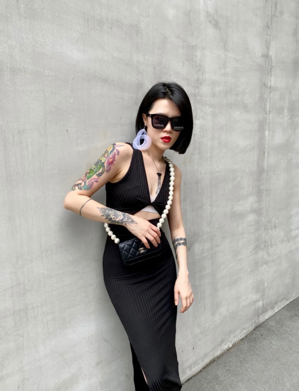 crossbody Chanel Black Quilted Mini Flap Bag – Chanel Black Quilted