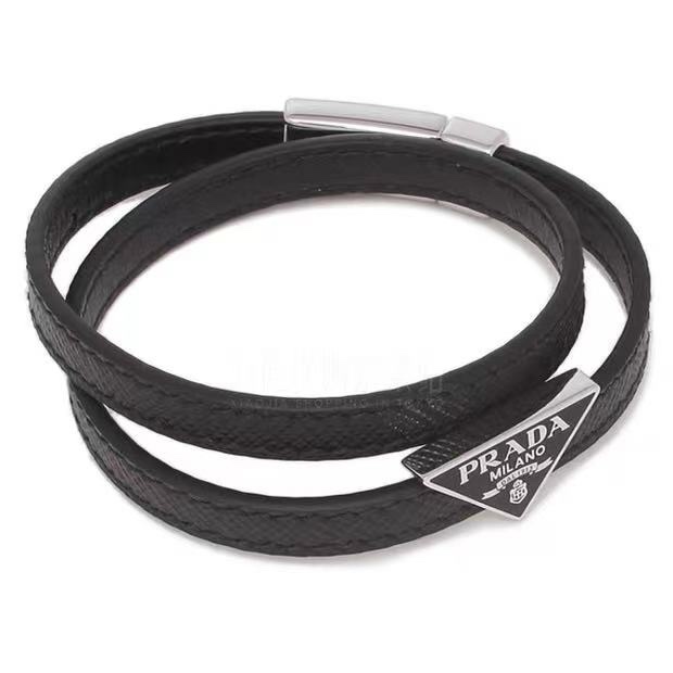 Prada Double Leather Bracelet – Premium Quality