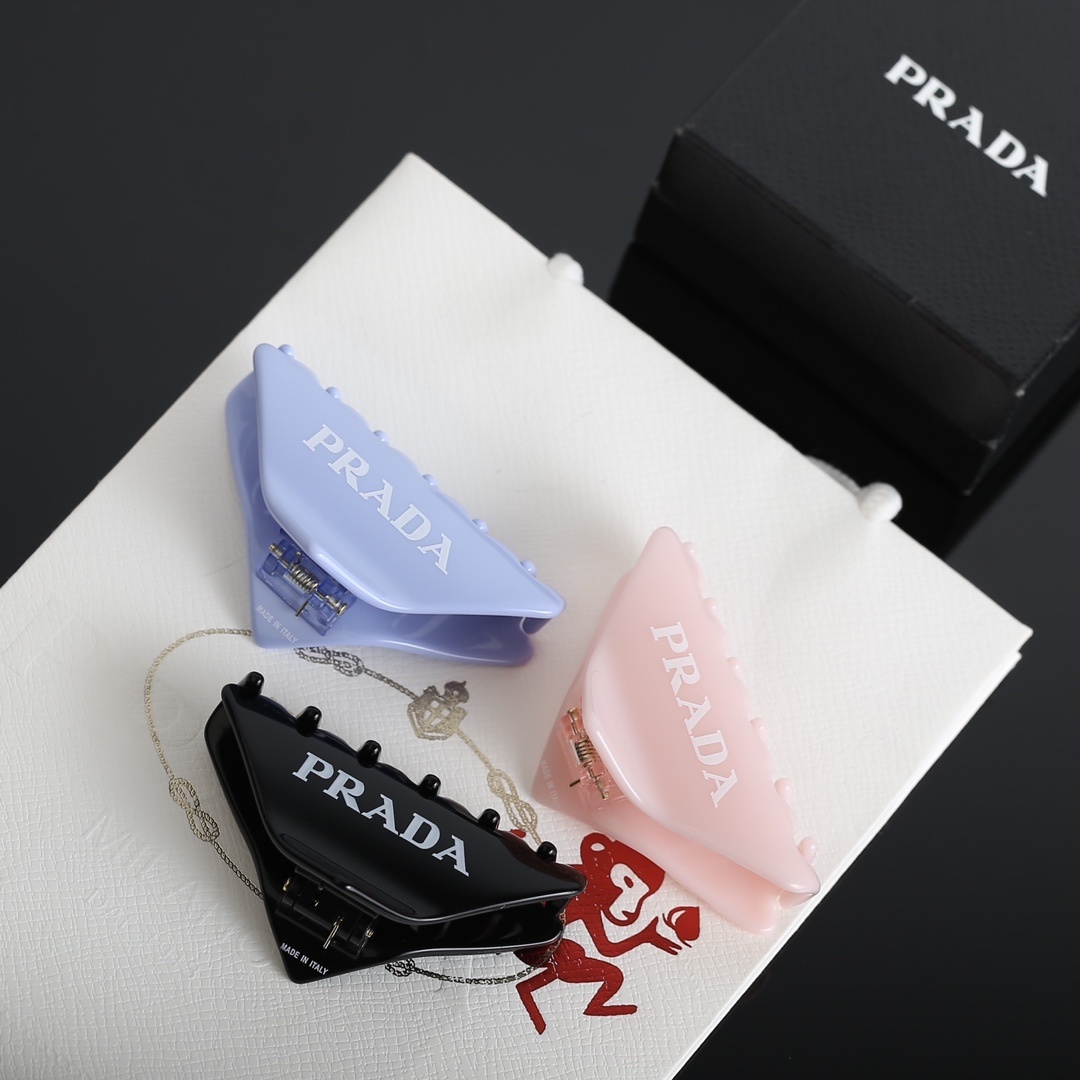 Prada Inspired Premium Hair Claw Clips - Chic & Stylish