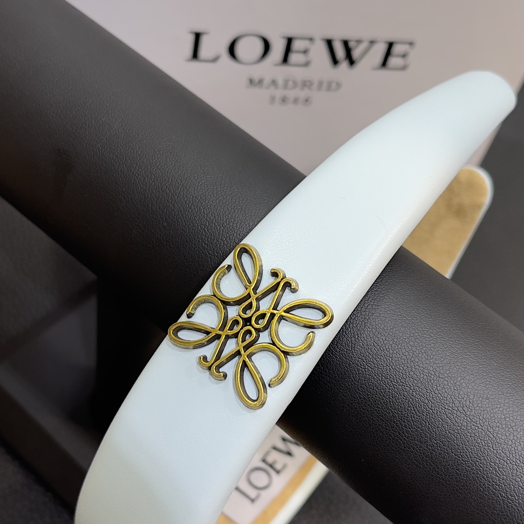 Luxury Headband with Loewe Logo - Premium Hair Accessory