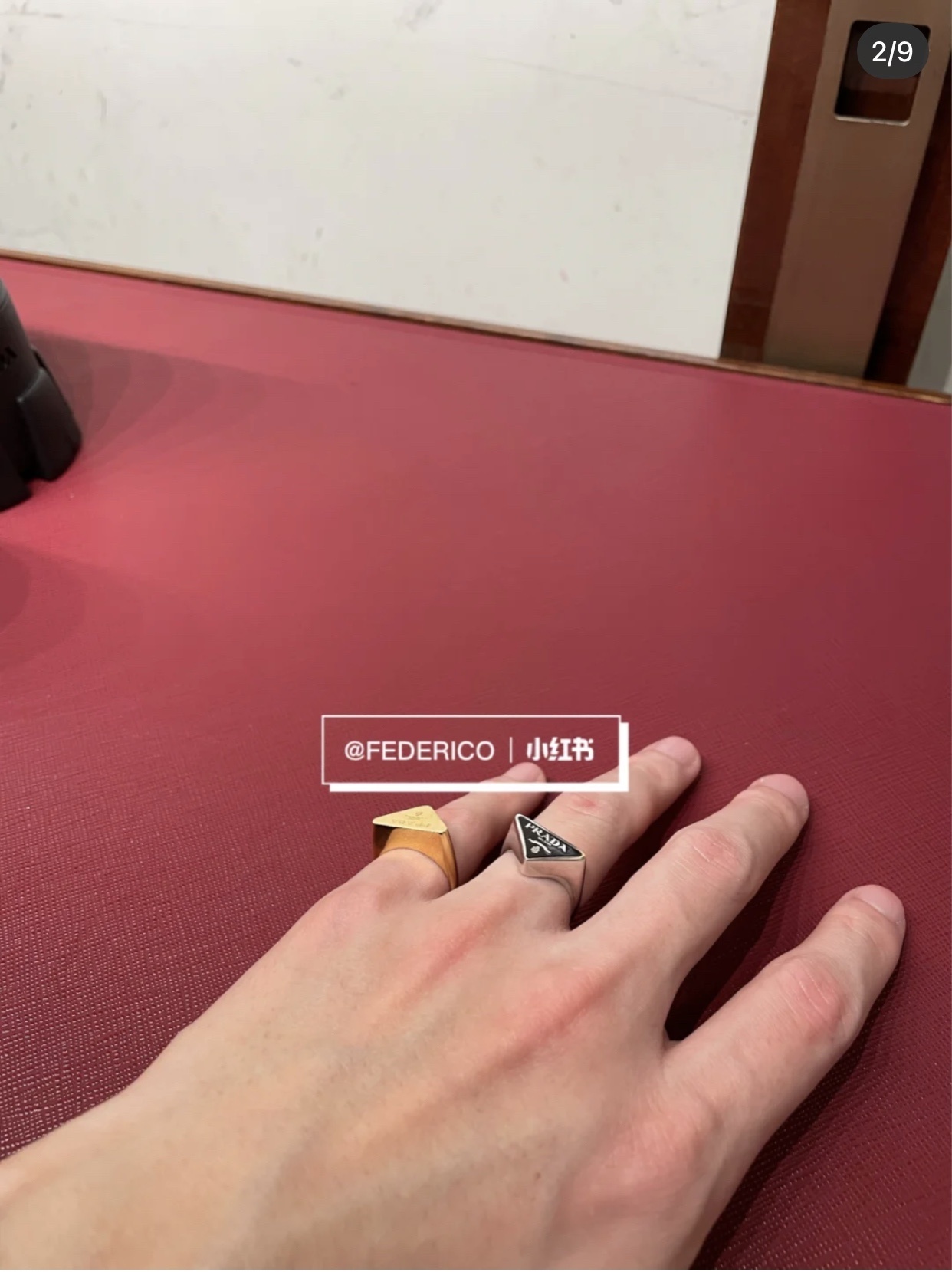 iconic Prada Silver Triangle Logo Ring – Prada Silver Triangle Logo 3