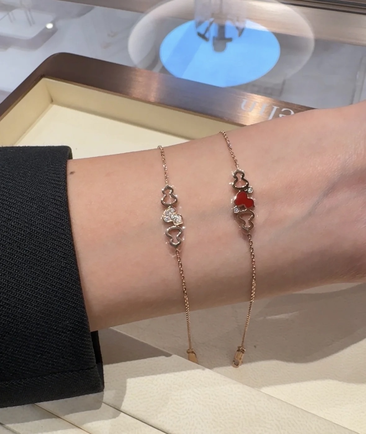 Qeelin Wulu 18K Rose Gold Diamond Bracelet