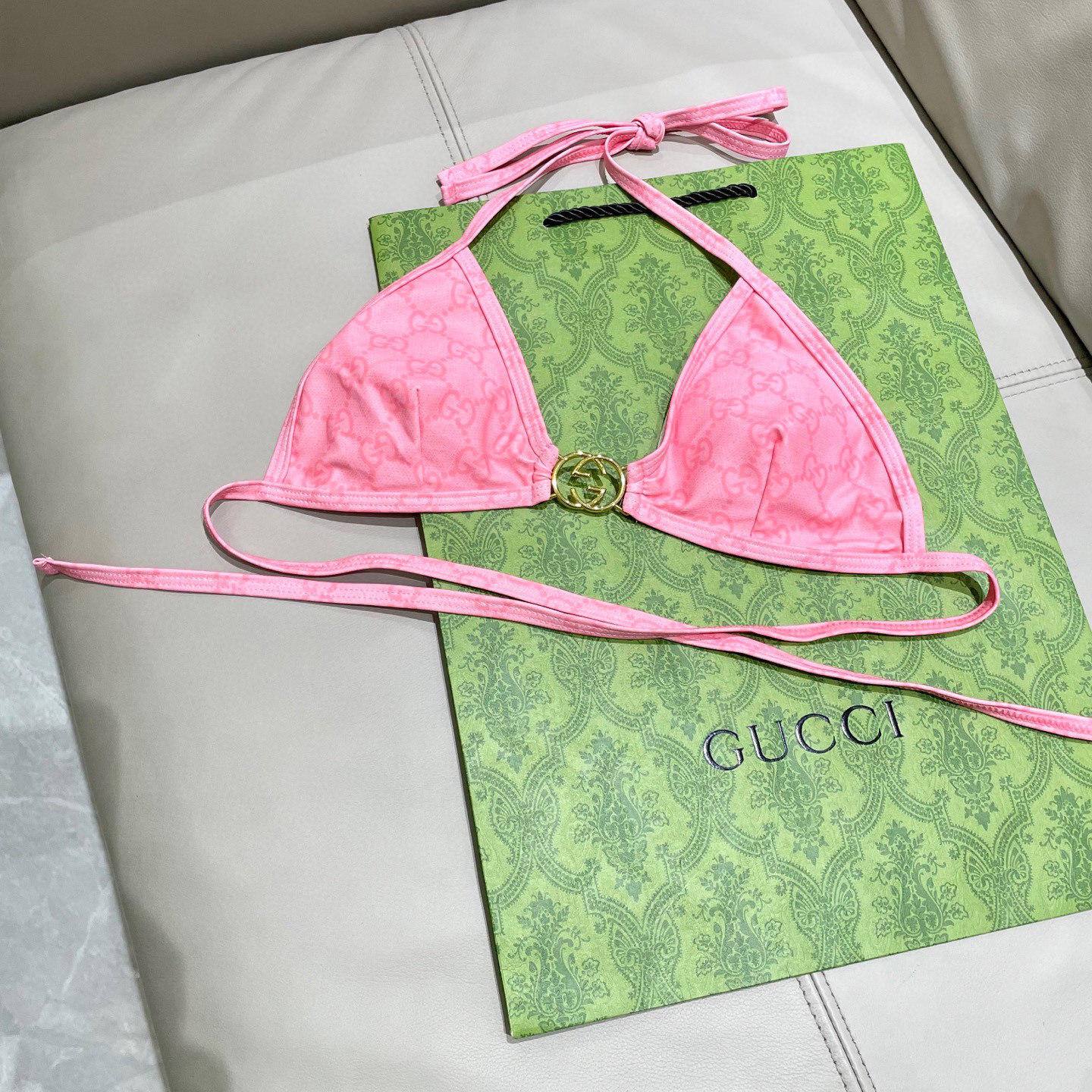 Luxury Pink Monogram Bikini – Premium Quality Swimwear