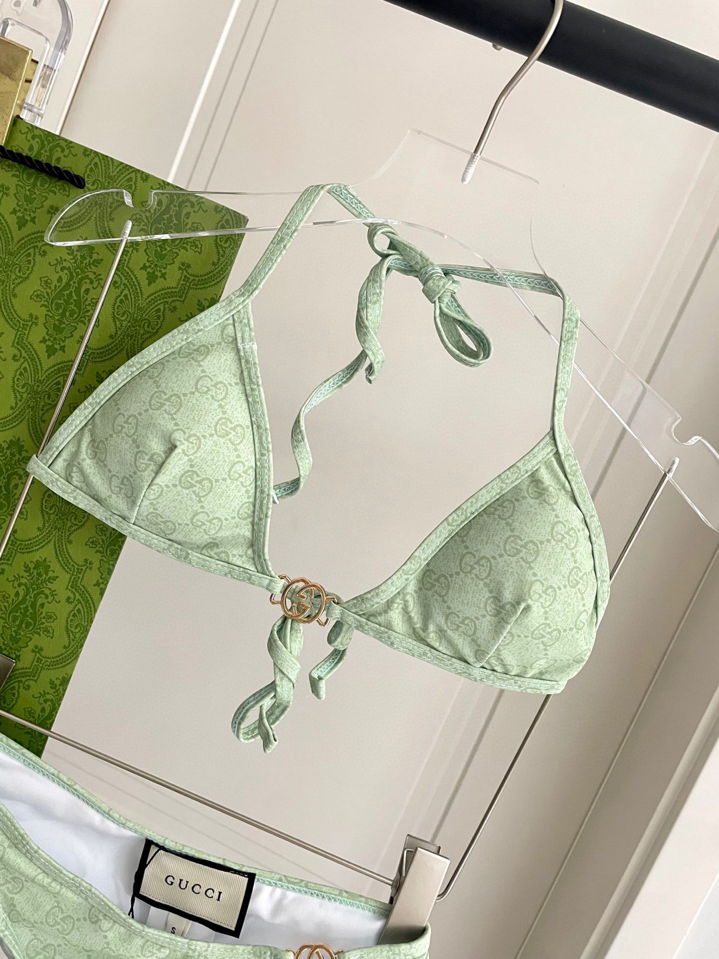 Mint Green Gucci Inspired Premium Bikini