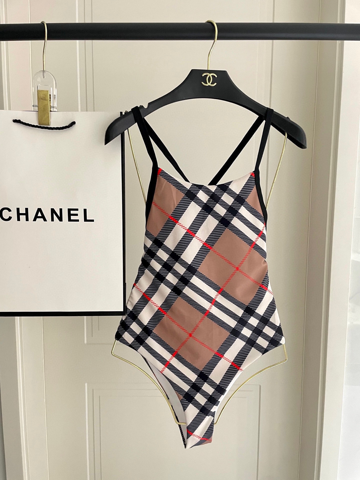 one Burberry Plaid Swimsuit – Burberry Plaid One-Piece Swimsuit