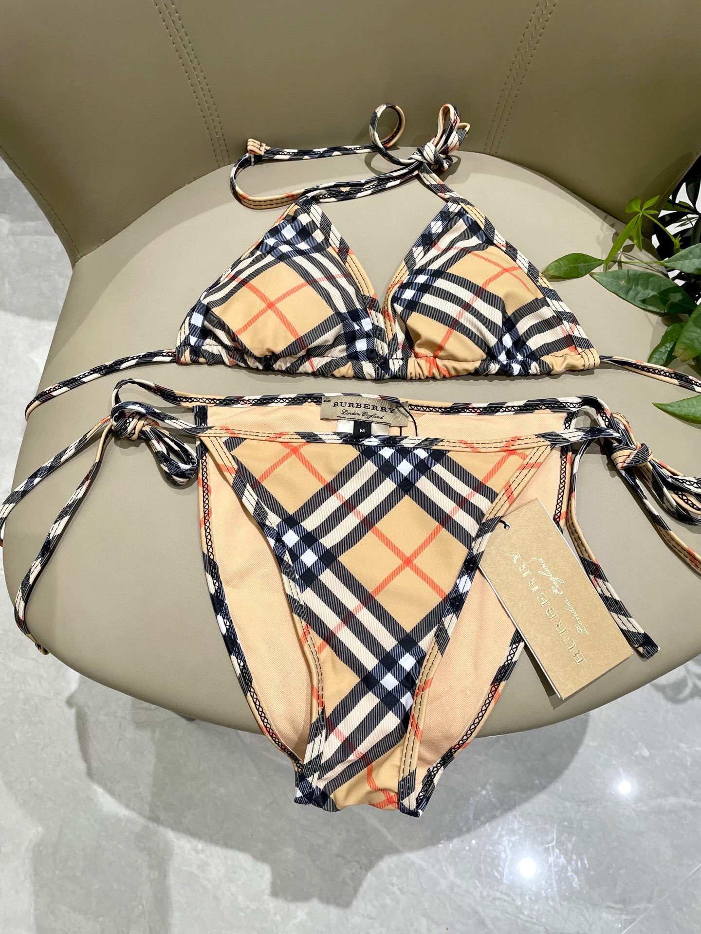 Burberry Inspired Plaid Bikini - Premium Quality Swimwear