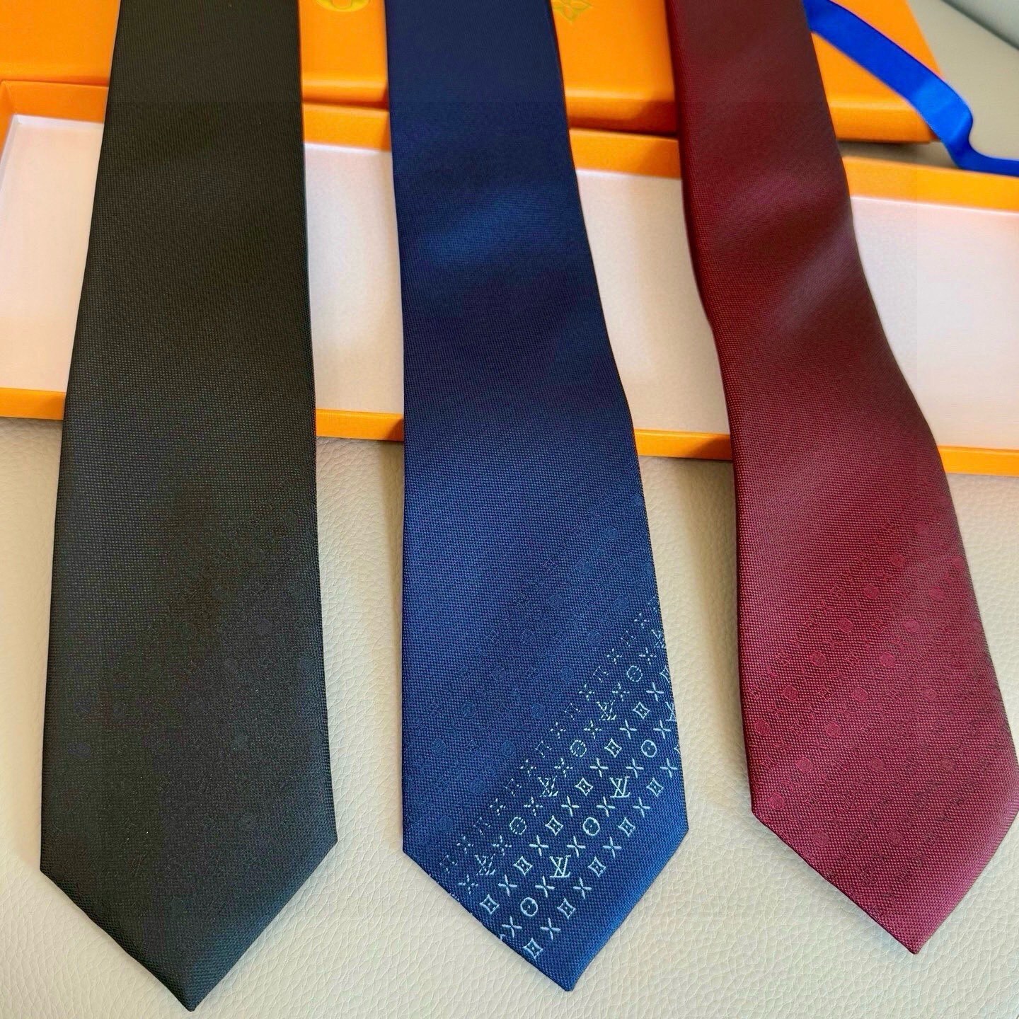 Louis Vuitton Assorted Silk Ties – Luxury Gift Set