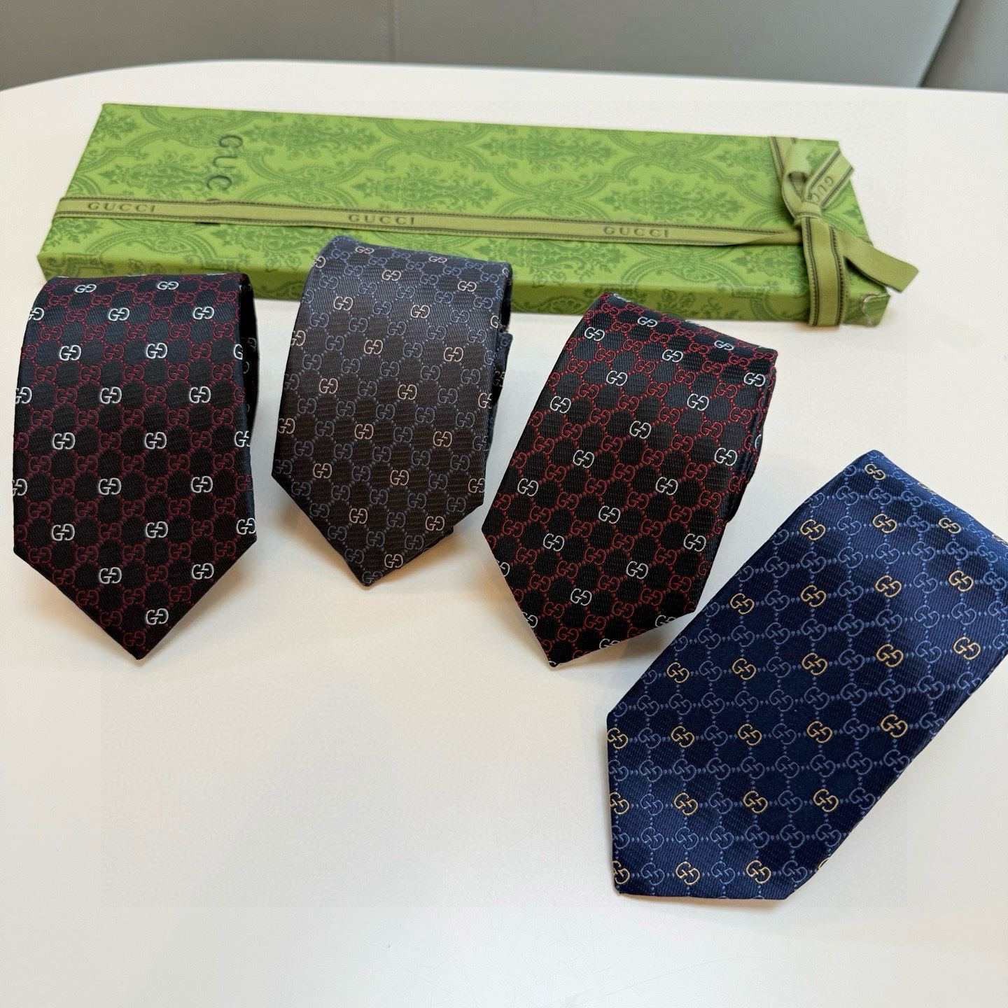 Gucci Silk Tie Collection – Gucci Silk Tie Set – Designer Neckwear
