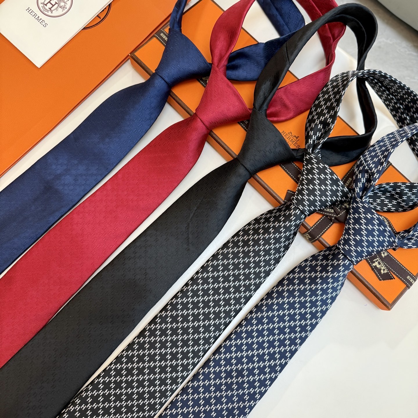 Hermes Assorted Silk Ties Set – Luxury Collection
