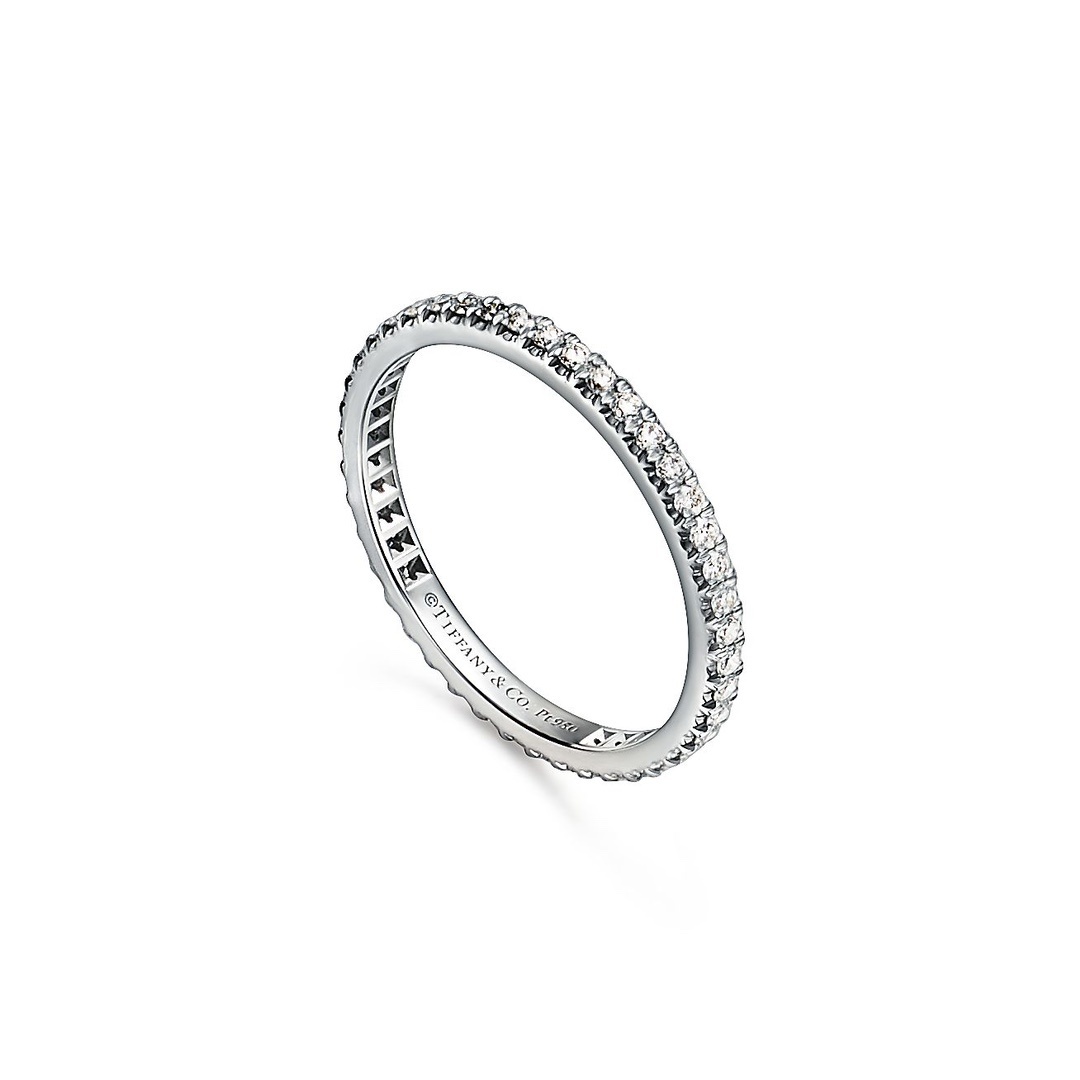 co Tiffany Diamond Eternity Ring – Tiffany & Co. Platinum Diamond