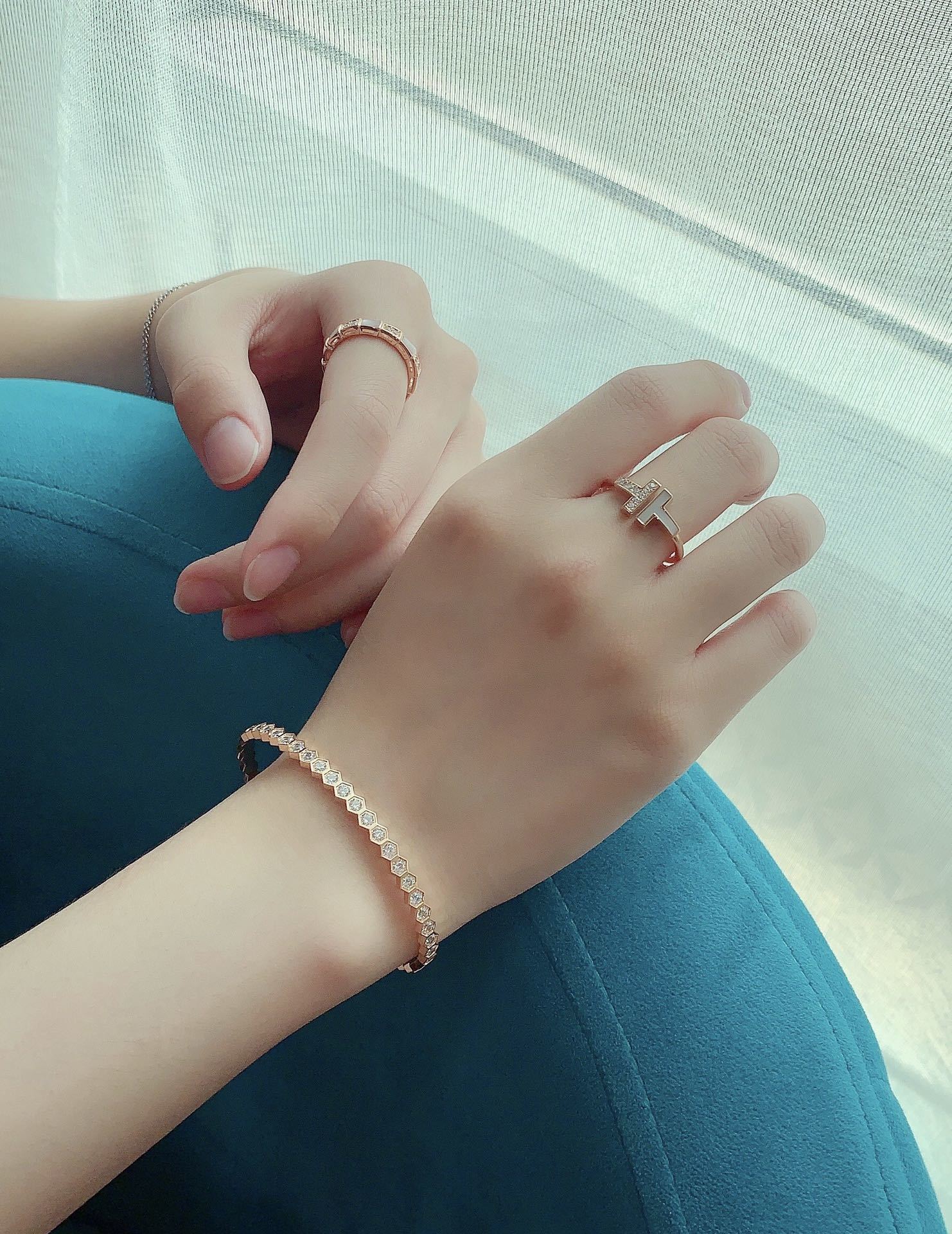 diamond Tiffany T Two Ring Rose Gold – Tiffany T Two Ring Rose Gold