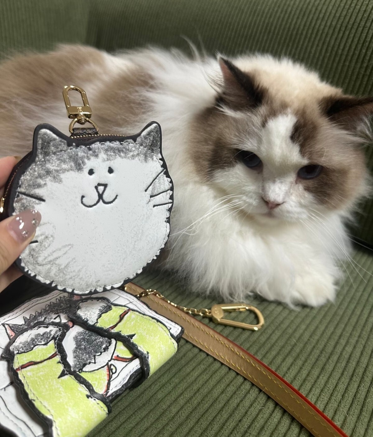 face Louis Vuitton Cat Coin Purse - Louis Vuitton Cat Face Coin Purse