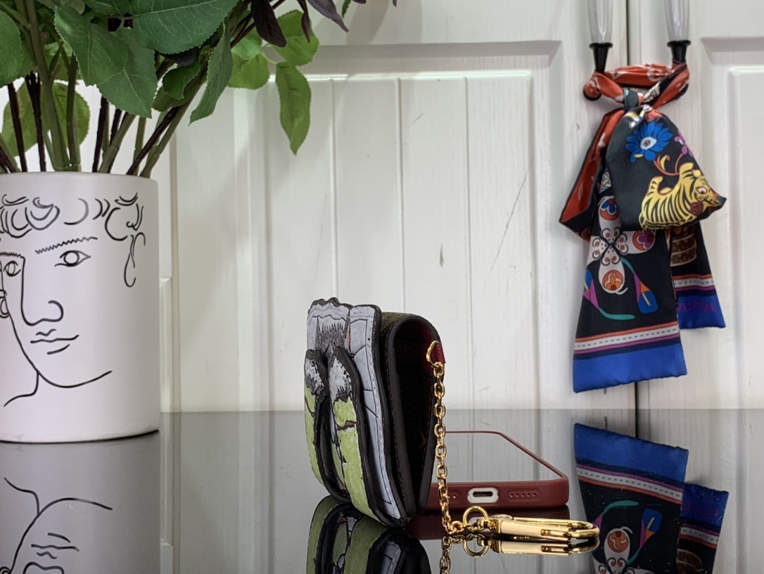 LV Monogram Landscape Chain Wallet - Limited Edition