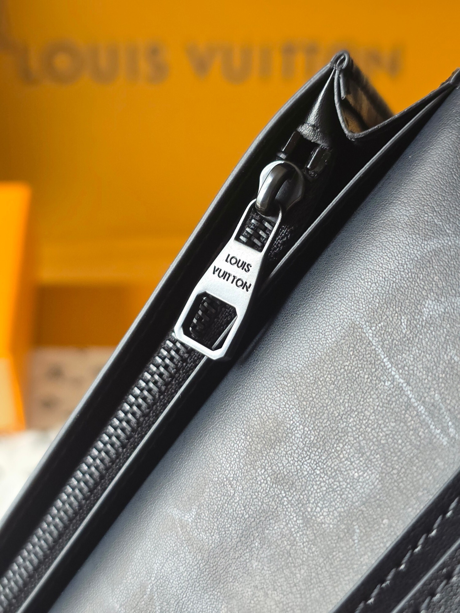 Louis Vuitton Black Taurillon 3D Pocket Organizer