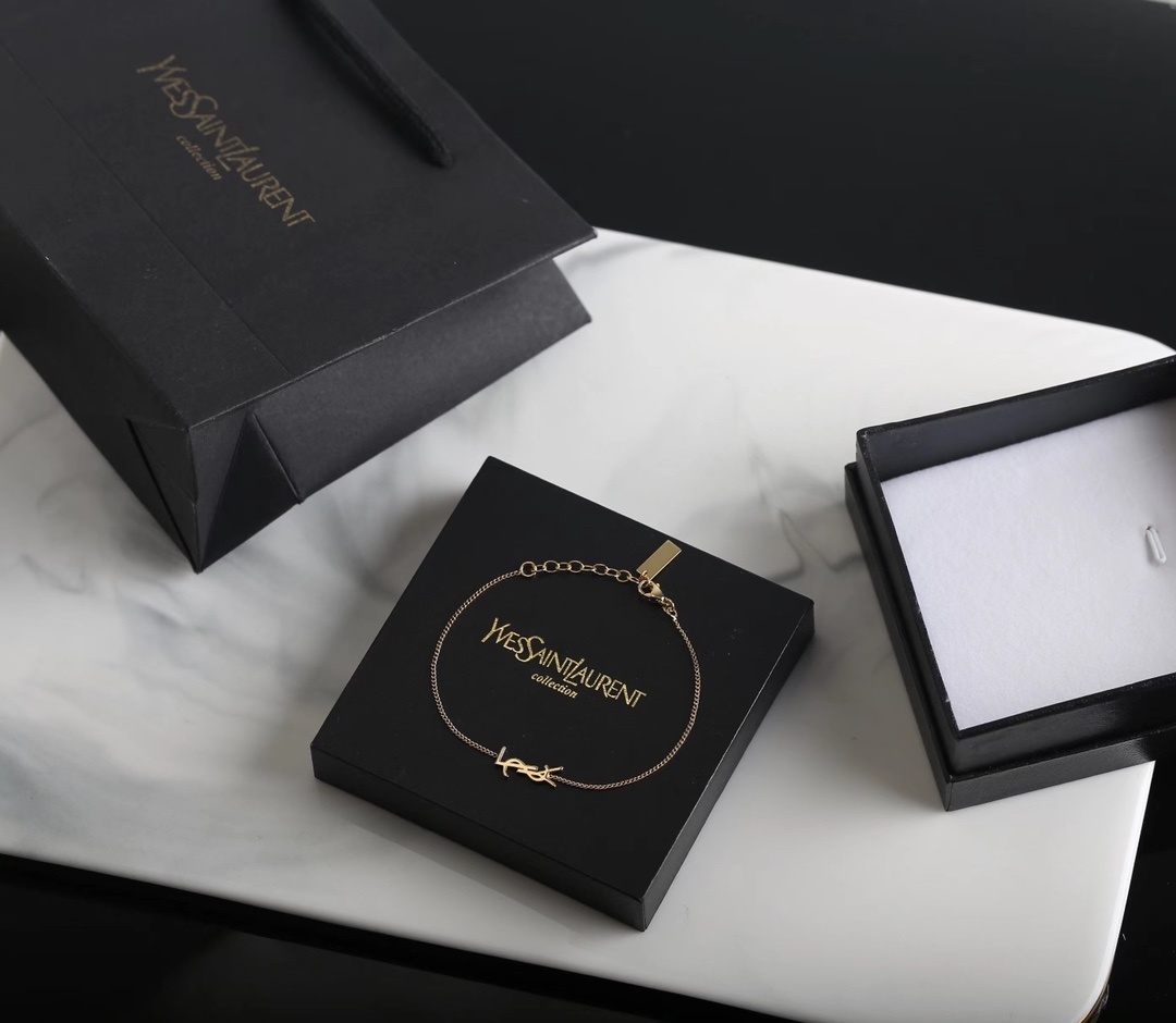 YSL Bracelet – Premium Gold Plated Chain