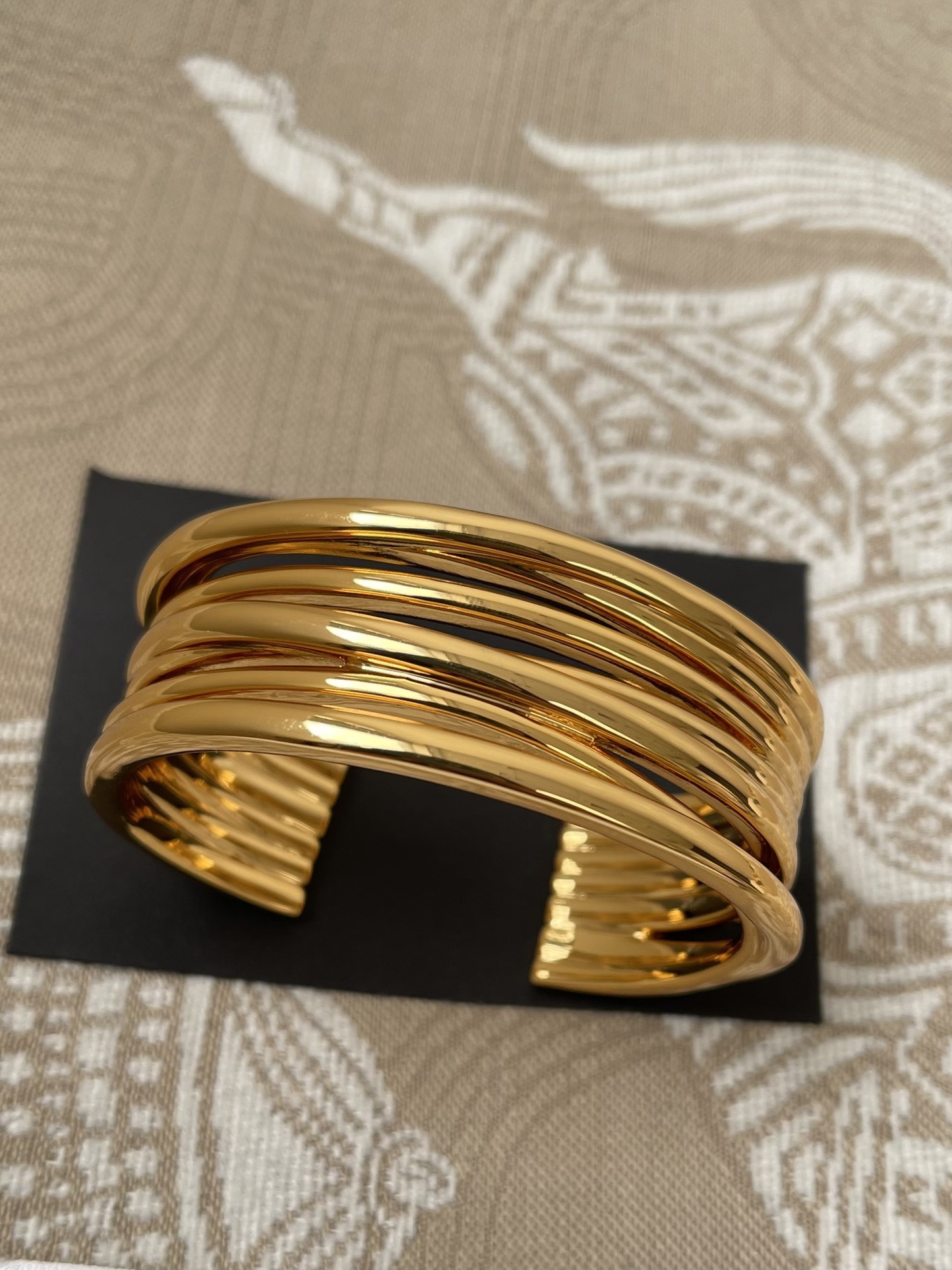 Saint Laurent Gold Cuff twisted – Saint Laurent Twisted Gold Cuff