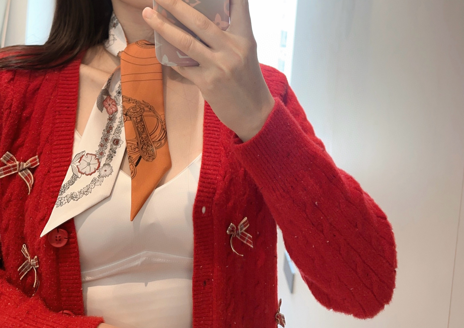 vibrant Hermes Twilly Silk Scarf Set – Hermes Twilly Silk Scarf Set