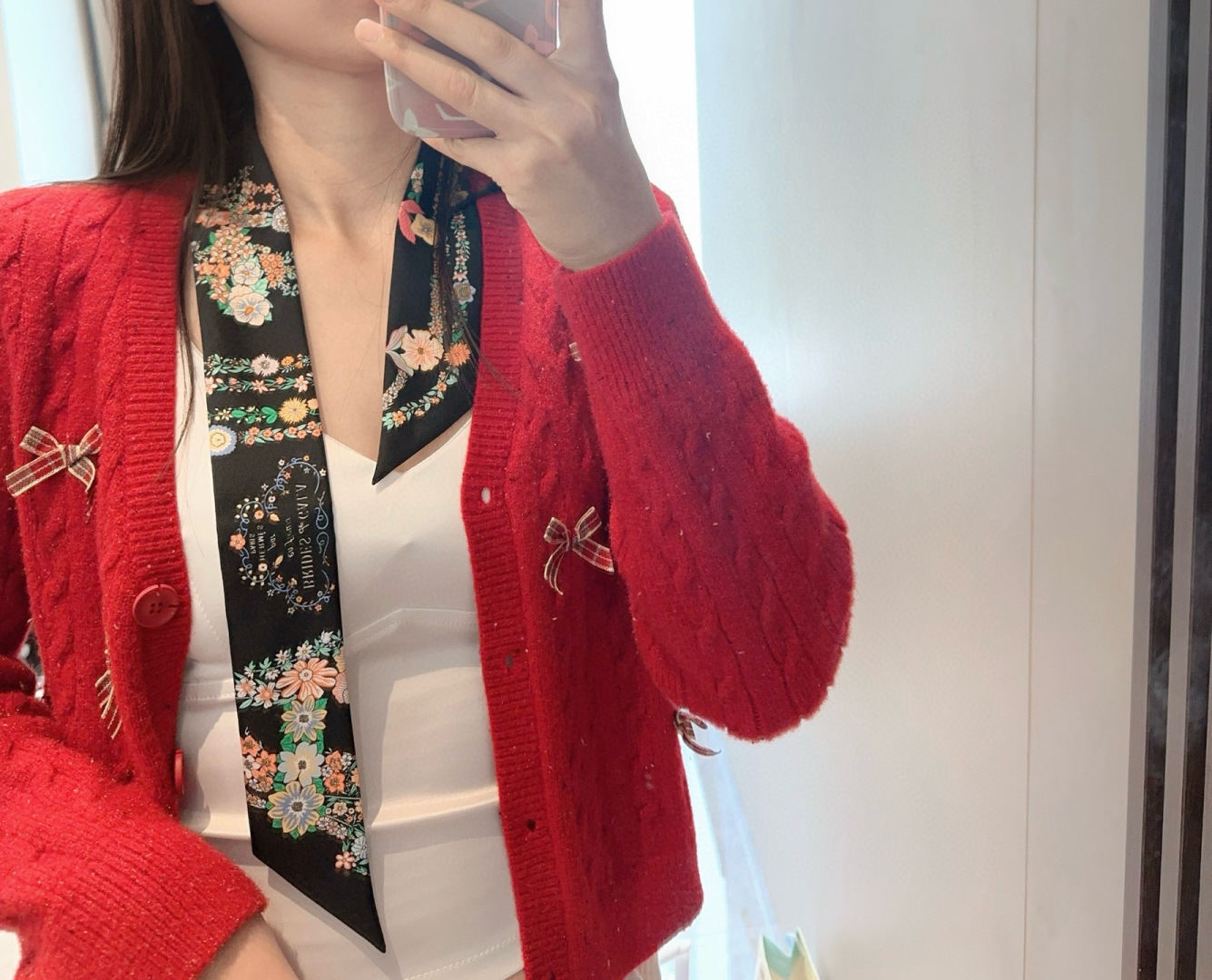 scarf Hermès Floral Brides Gala Twilly – Hermès Floral Brides Gala