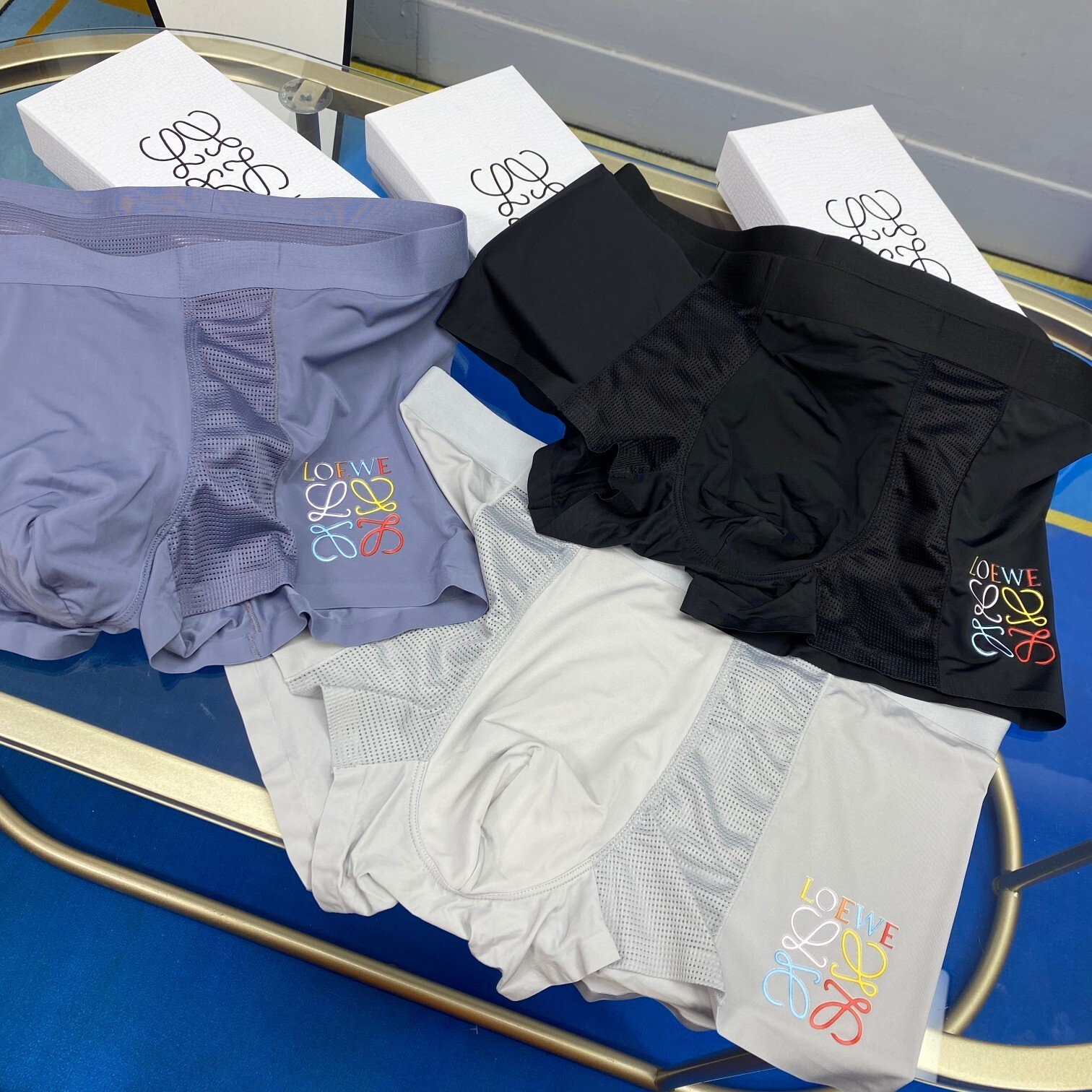 assorted Loewe Men’s Boxer Briefs – Loewe Assorted Color Men’s Boxer