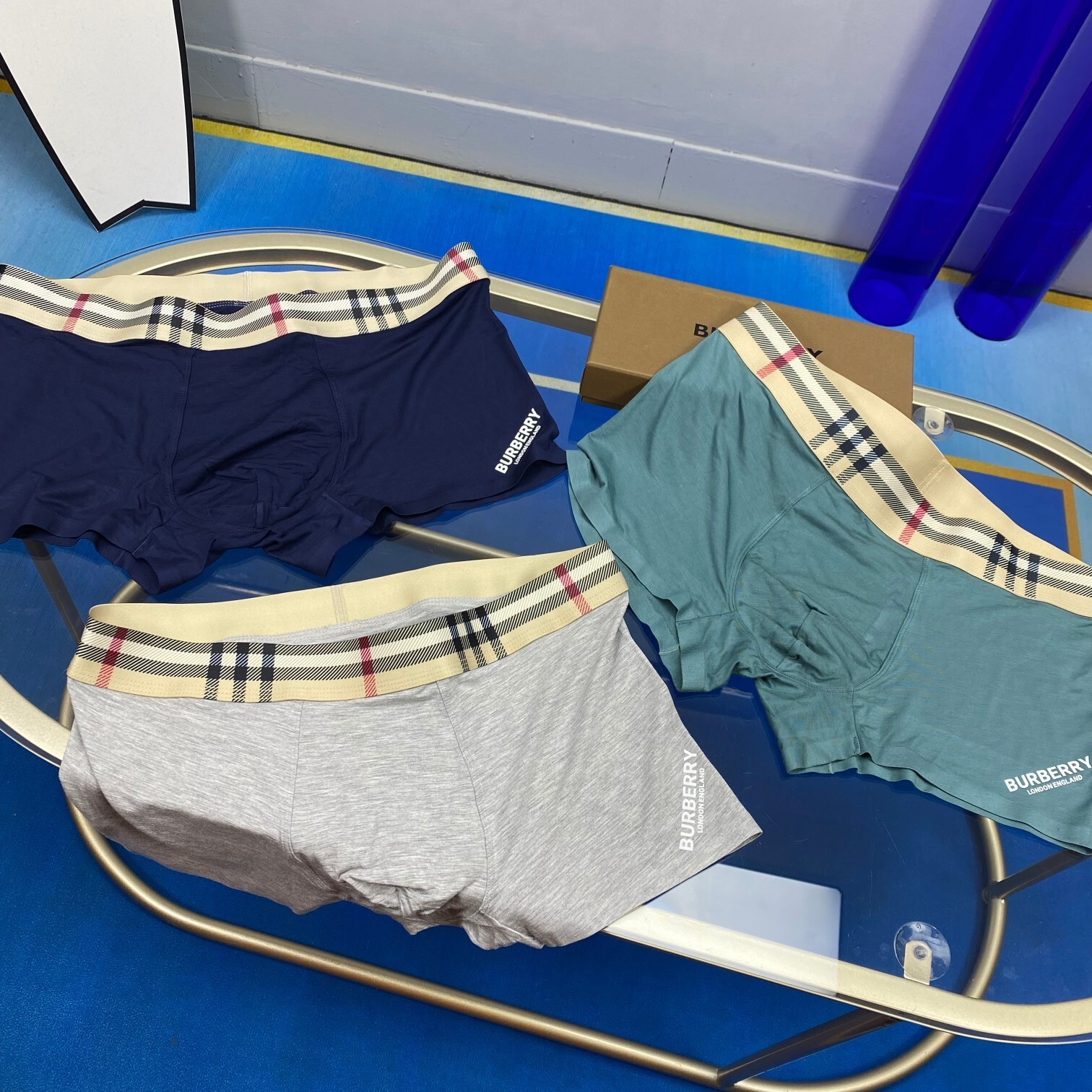 waistband Burberry Plaid Boxer Briefs – Burberry Plaid Waistband Boxer