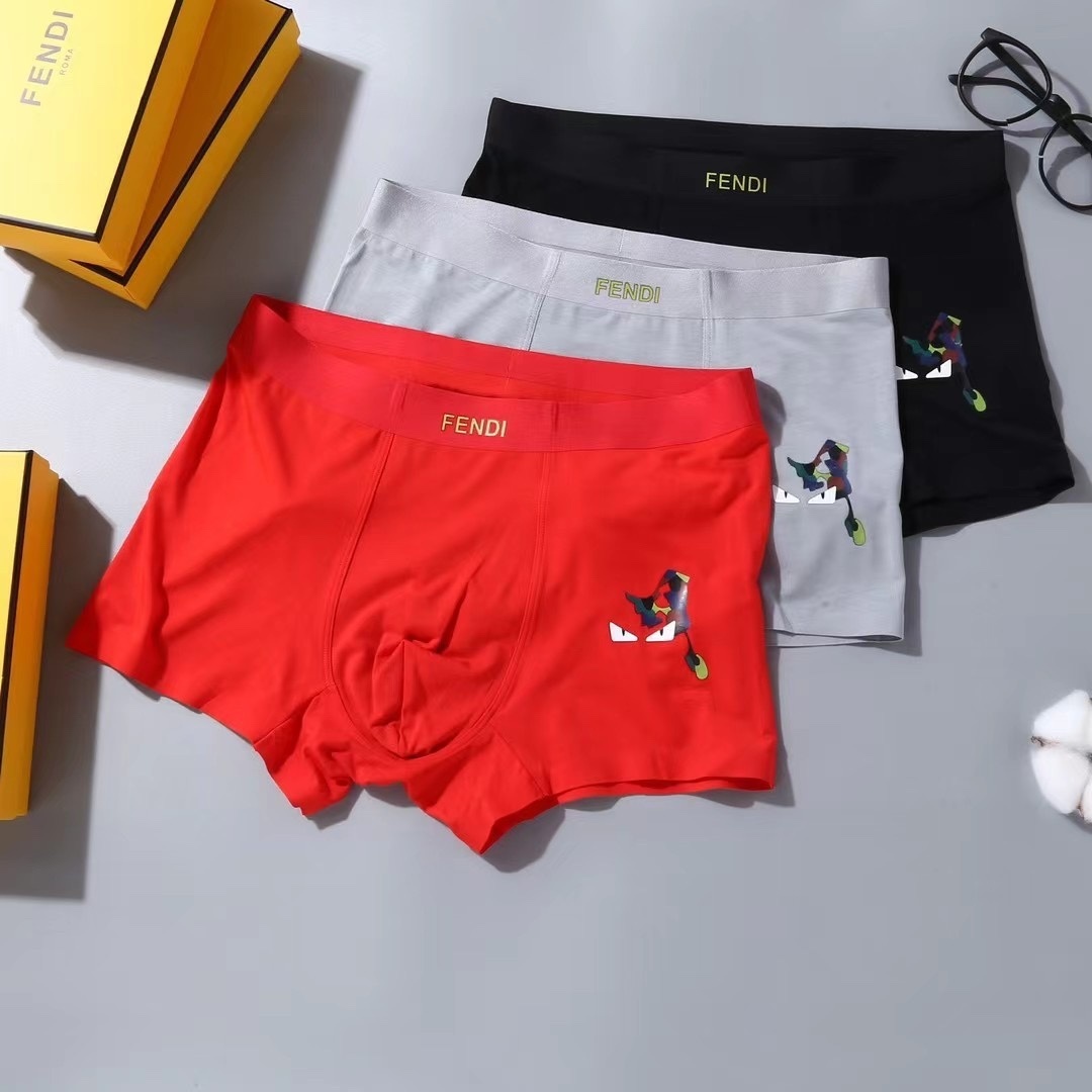 Fendi Color Block Boxer Briefs – Fendi Underwear