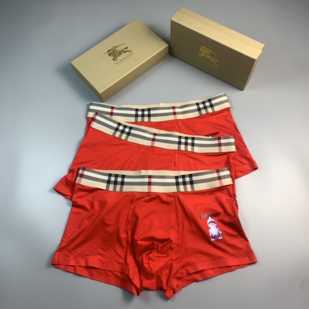 checkered Burberry Red Boxer Briefs – Burberry Red Boxer Briefs