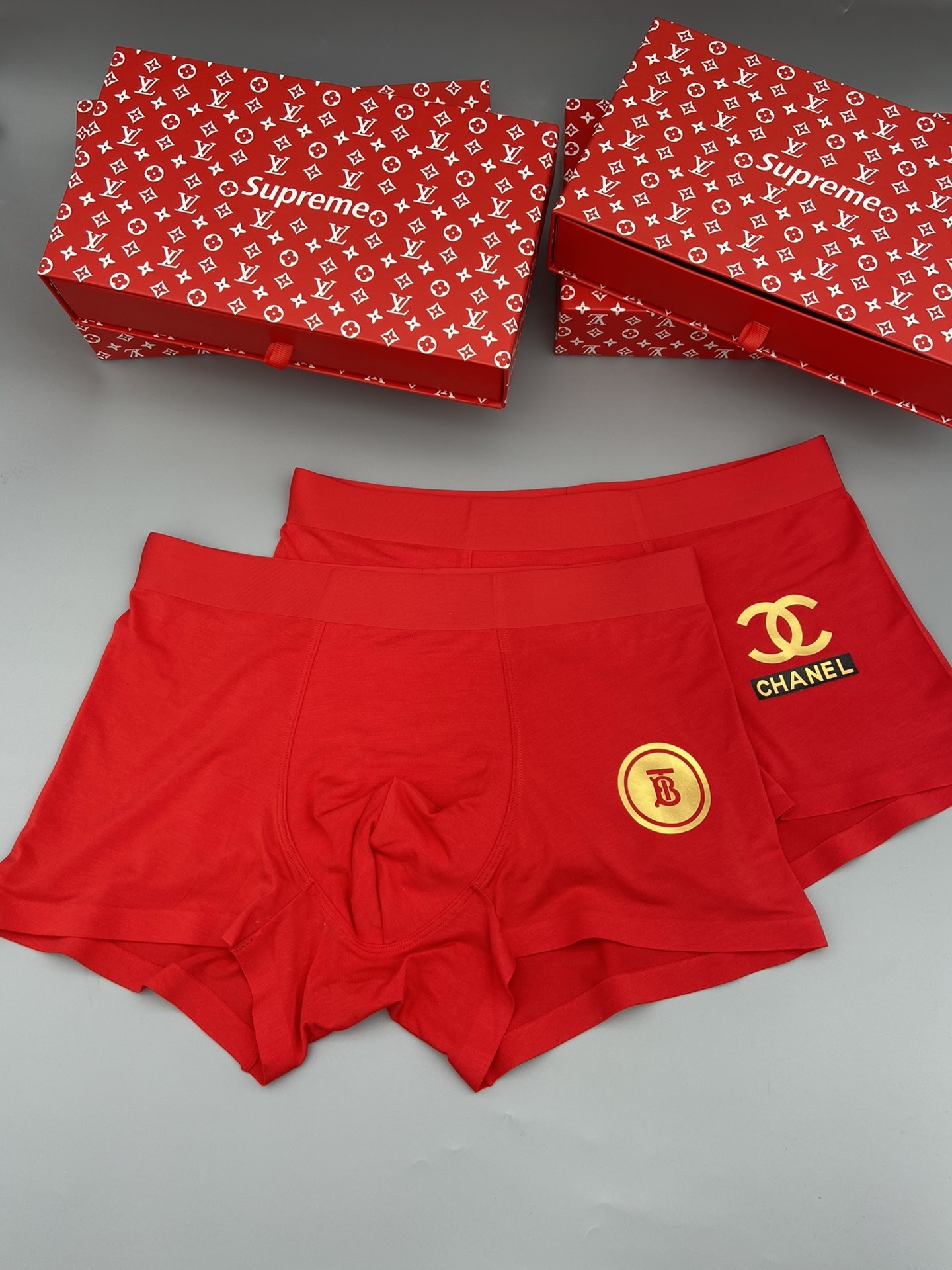assorted Luxury Red Designer Boxer Briefs – Luxury Red Designer Boxer