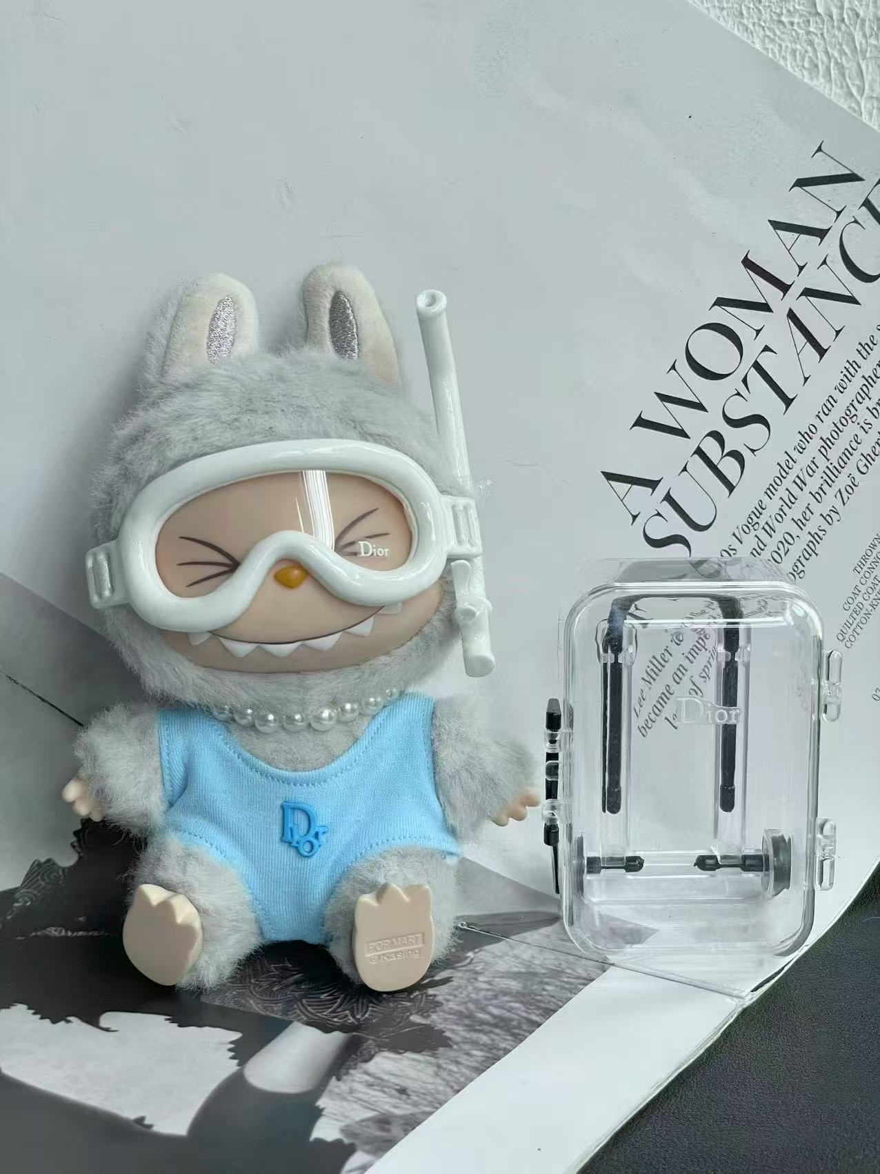 Premium Labubu Diving Collectible Figure - Ultimate Limited Edition 2024 Toy