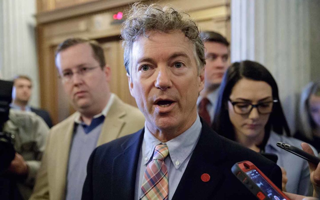 Rand Paul Wants Harvey Relief to Come From Spending Cuts
