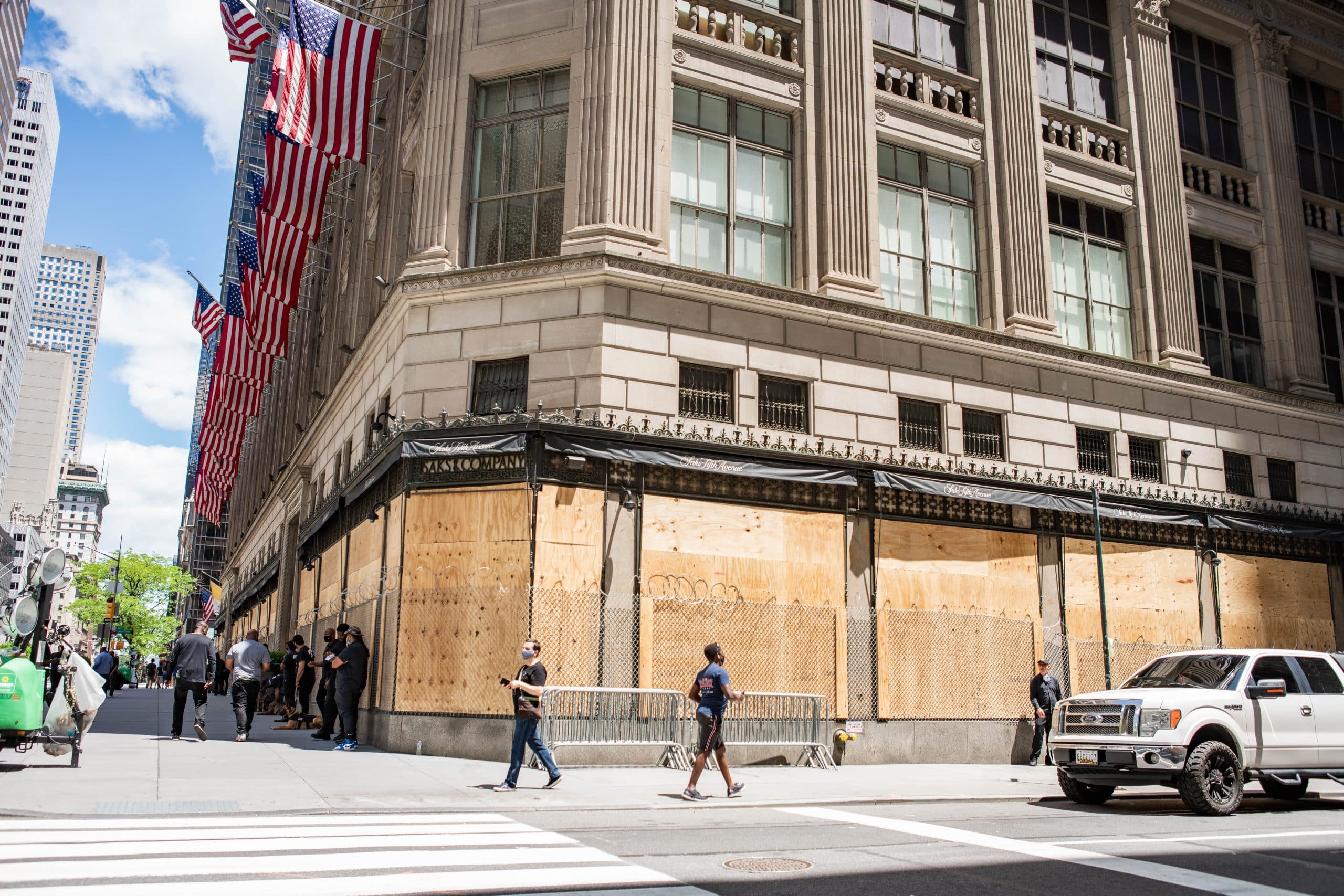 Saks Fifth Avenue Boarded Up During Black Lives Matter Protests New York City 49984780162