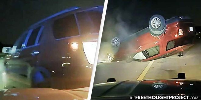 WATCH: Cop Flips Over Pregnant Woman’s SUV to Give Her a Speeding Ticket