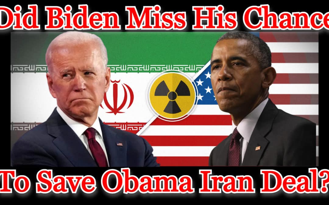 COI #180: Did Biden Miss His Chance to Save the Iran Nuclear Deal?