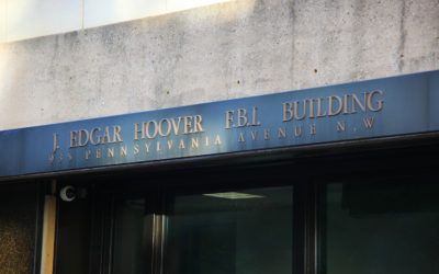 original entrance sign se corner j edgar hoover building washington dc 2012